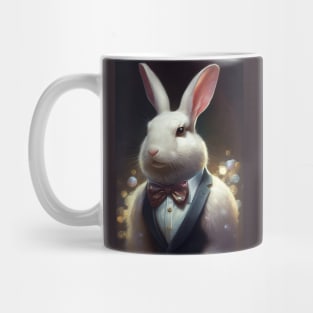 Cute Rabbit In A Suit - Adorable Animal Print Art for Bunny Lovers Mug